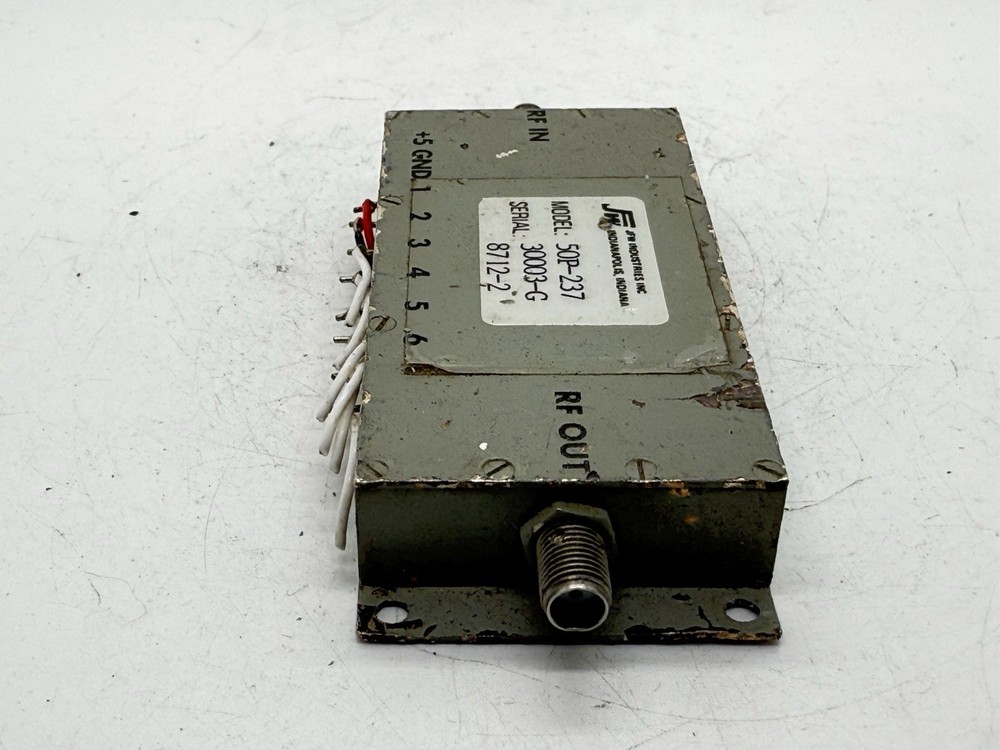 High-Isolation RF Programmable Attenuator | JFW 50P-237 | +5V Control