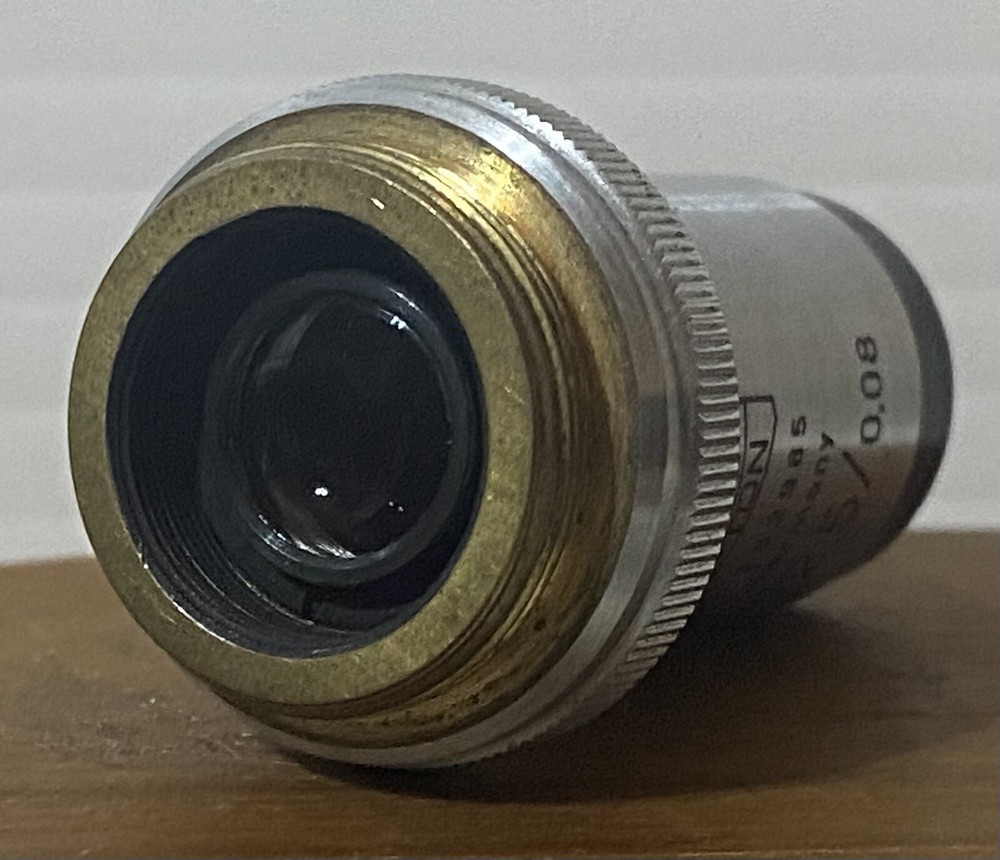 Zeiss Opton Pl 2.5/0.08 Microscope Objective