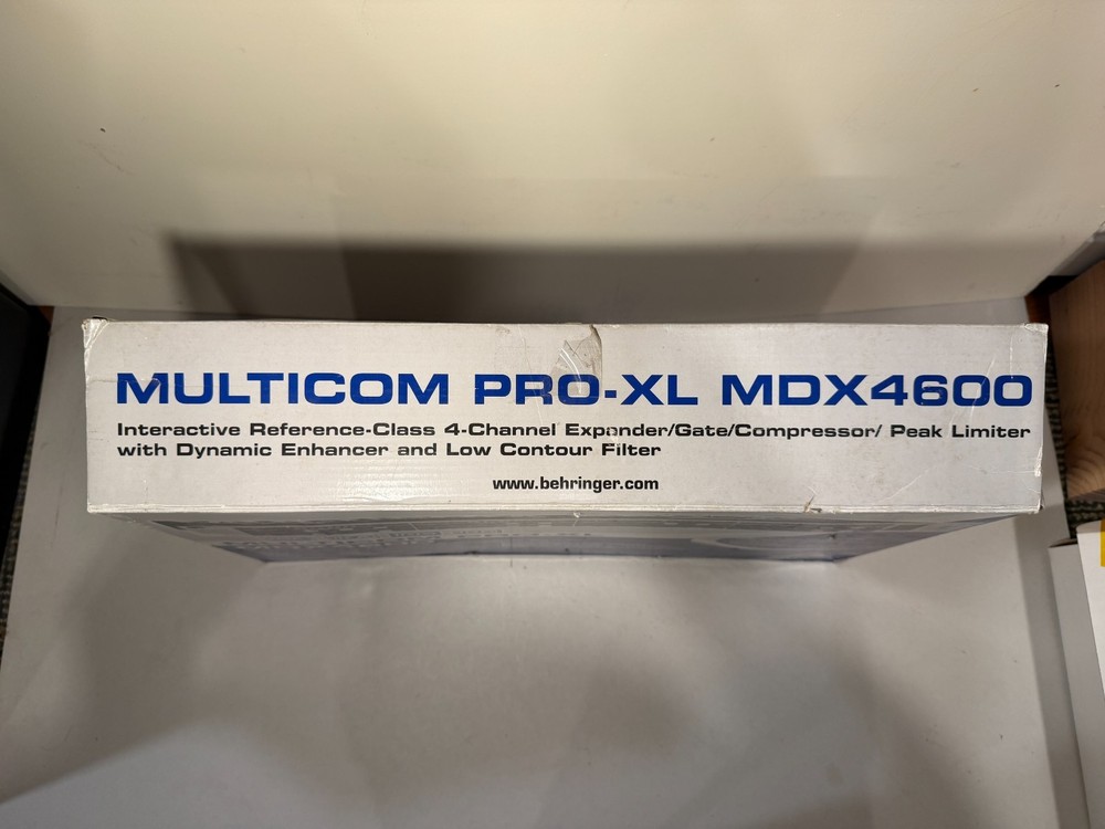 Behringer Multicom Pro-XL MDX4600 Audio Interactive Quad Dynamics Processor