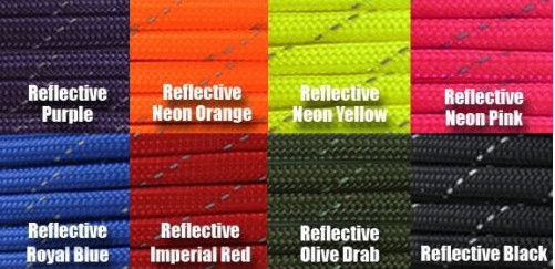 550 Paracord Reflective Cord 7 Strand 10 25 50 100 Feet Outdoor Survival
