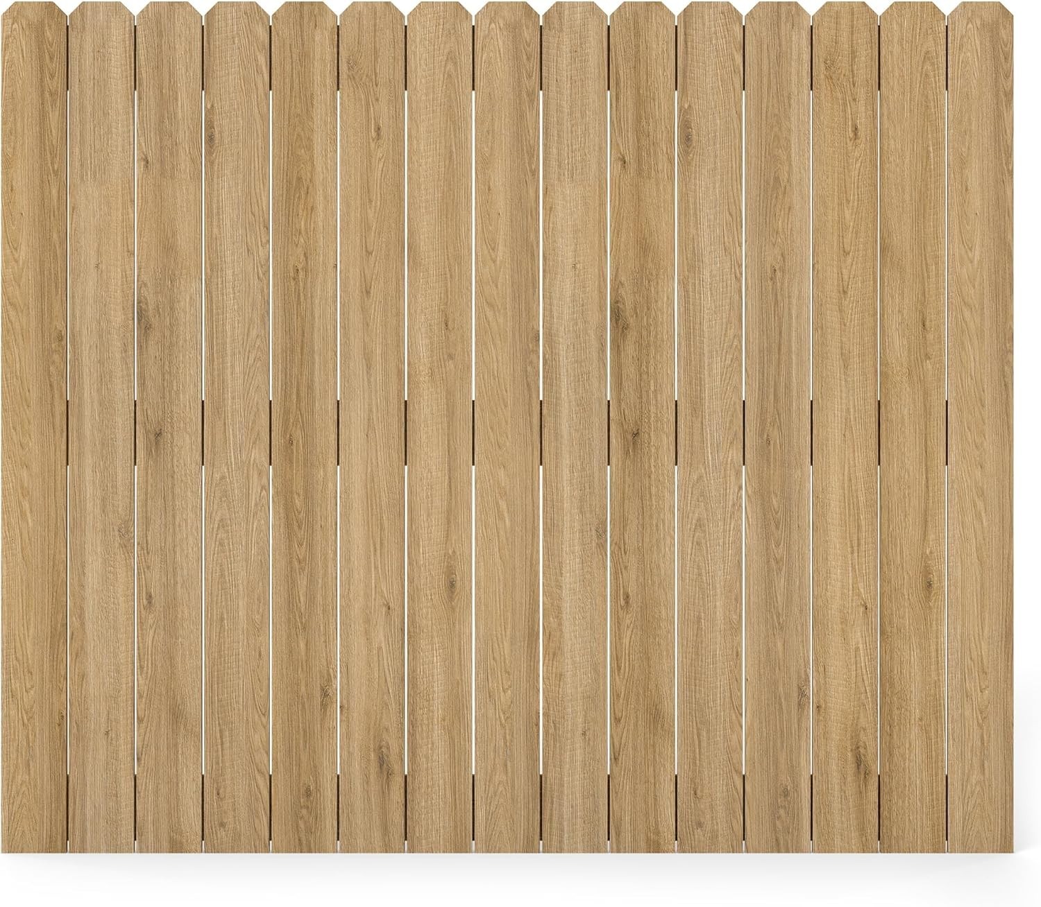 6ft Dog-Ear Fence Picket Fir Wood Fence Boards for Privacy Fence Replacement