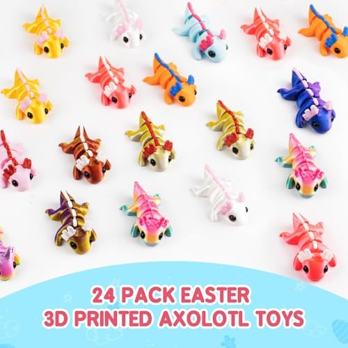 Easter Basket Stuffers - Easter Basket Essentials - 24 Pack Prefilled Easter