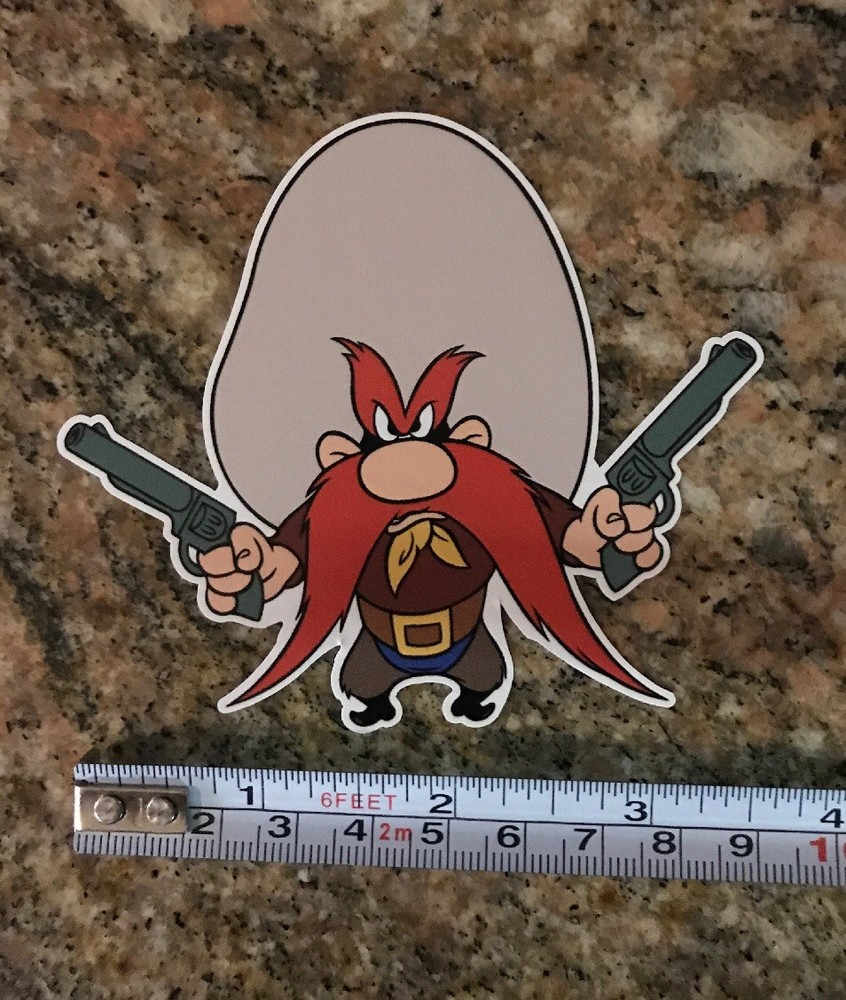 Yosemite Sam Sticker - Back Off Decal