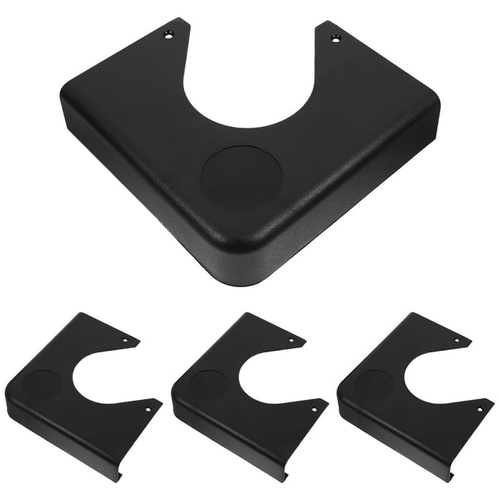 Pool Table Chrome Corners Corner Guard Plate Billiards Liners Replacement Poo...