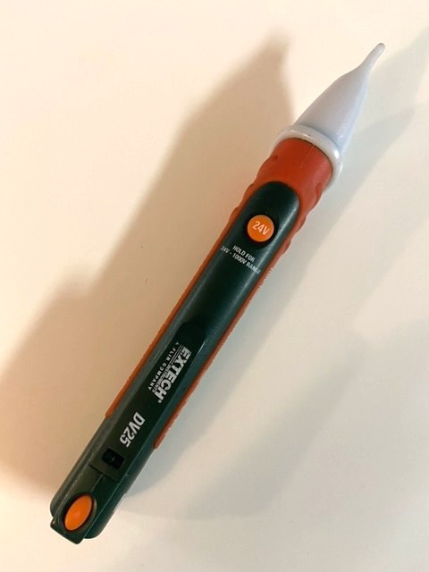 EXTECH DV25 Dual Range AC Electrical Voltage Detector Ticker Tool Flashlight DC