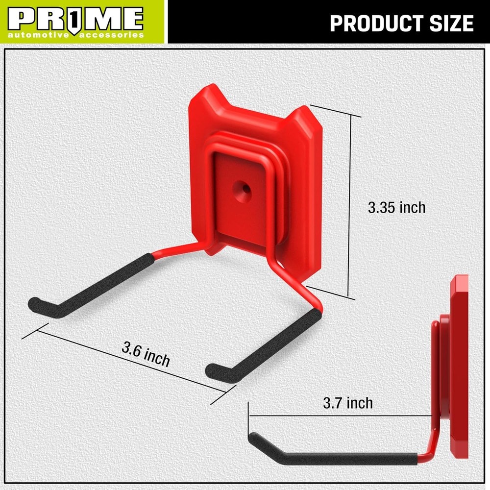 Effortless Tool Organization - 44lbs Capacity Adjustable Wall Mount Garage Hook