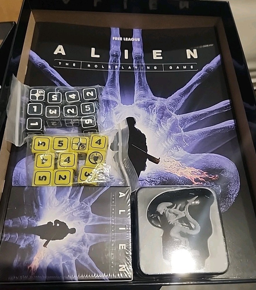 Alien RPG: Evolved Edition Starter Set With Partial Rapture Protocol Minis Box