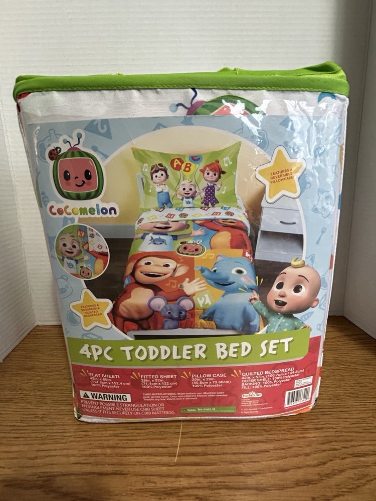 Cocomelon toddler bed sheet set