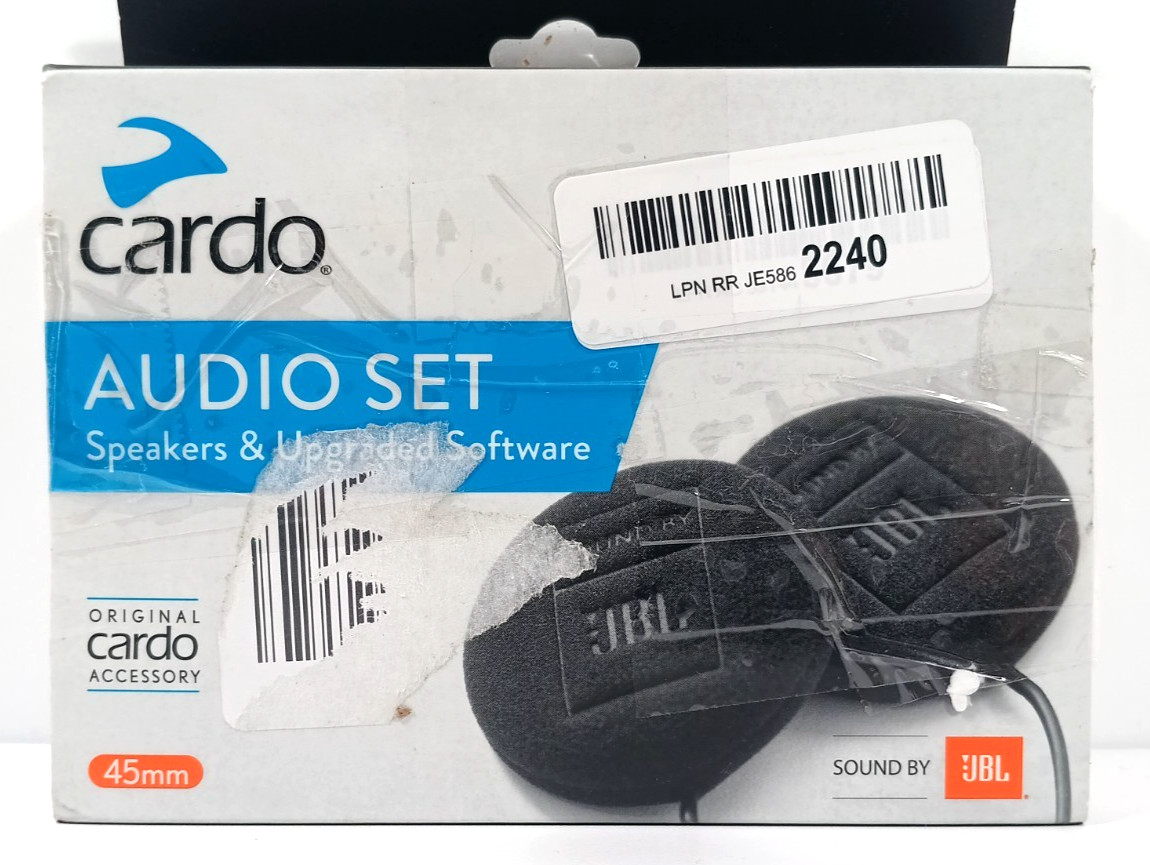 Cardo SPAU0010 45mm JBL Audio Speaker Upgraded Set OPEN BOX READ