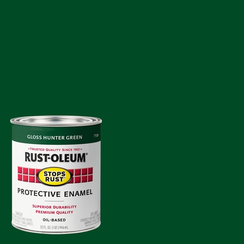 Enamel Paint Quart 2 Pack Gloss Protective Rust Prevention Durable Coverage New