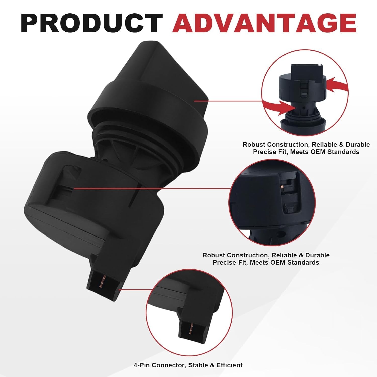 4 Pole Ignition Start Switch 22127385 for Ingersoll Rand Doosan Air Compressor