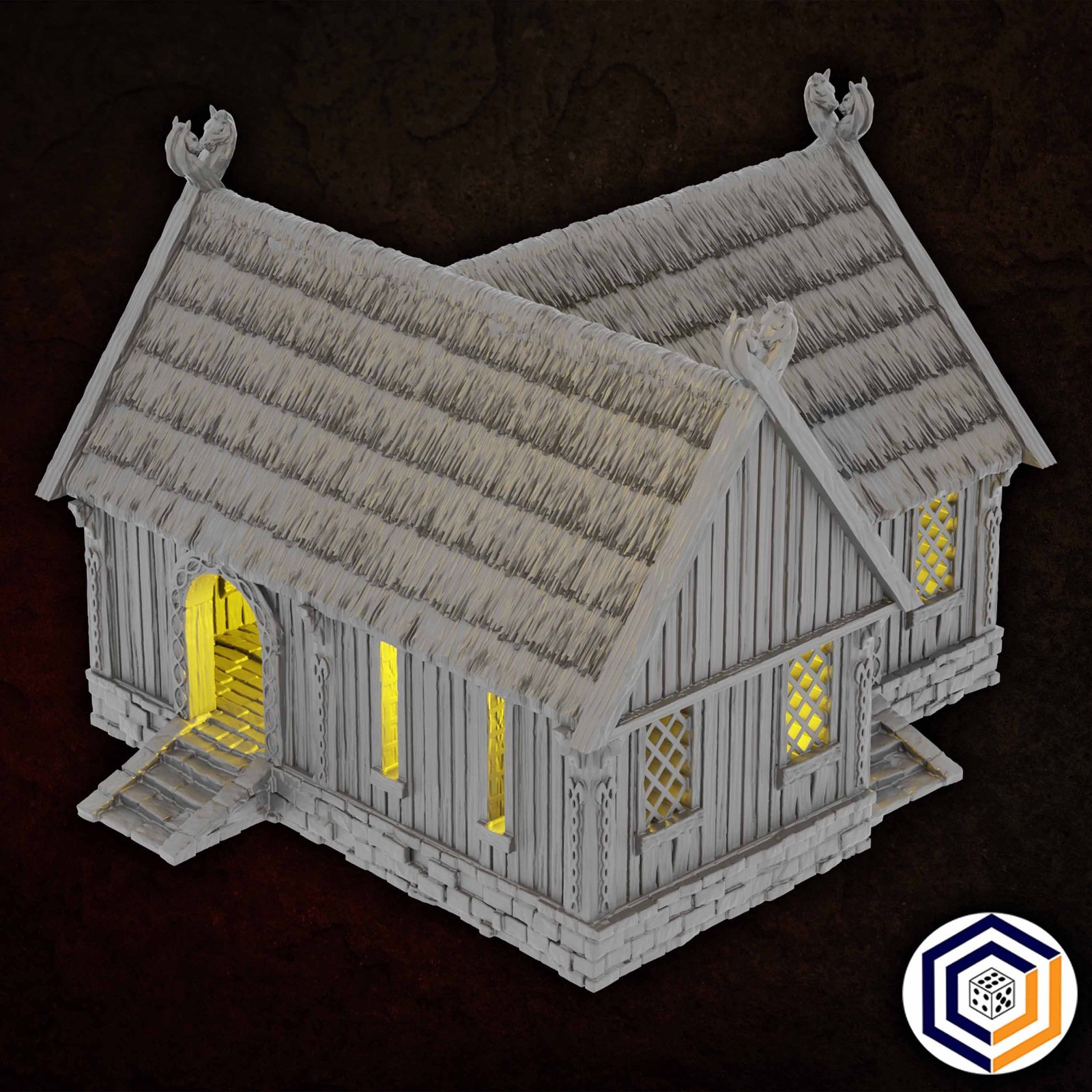 Merchant's House Rohan Inspired 28mm Tabletop Terrain LOTR Middle Earth MESBG