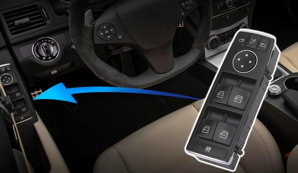 Master Window Control Switch for 2010-2017 Mercedes Benz E550 E350 E400 E63 AMG