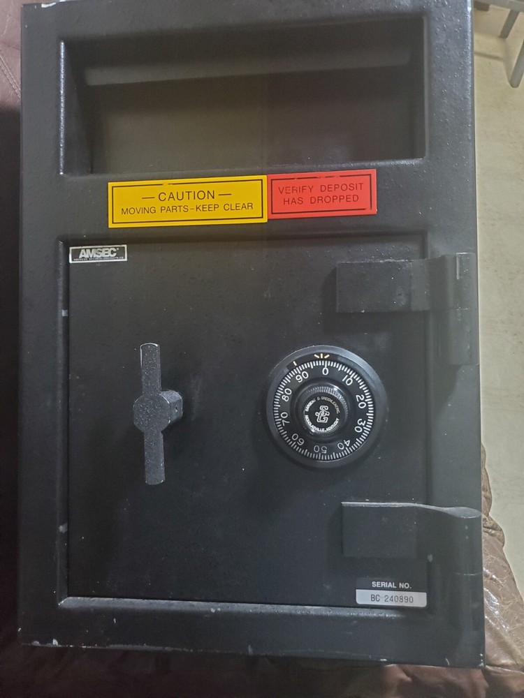 Amsec BC240890 Front Loading Depository Drop Safe American Security Products Co