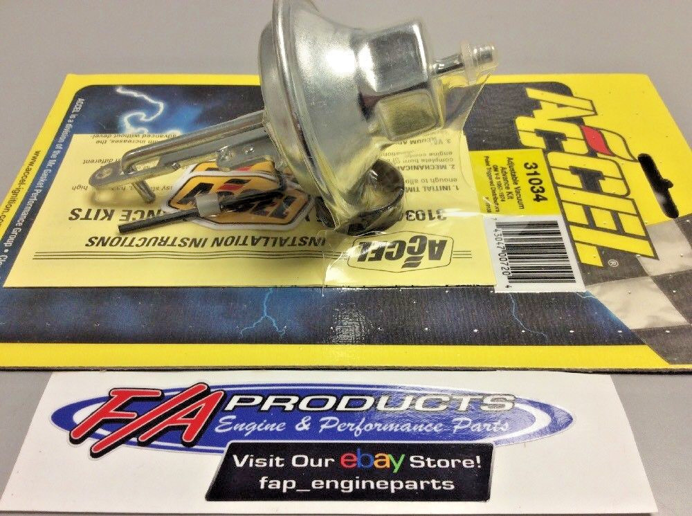 GM Points Distributor Adjustable Vacuum Advance Kit Accel 31034