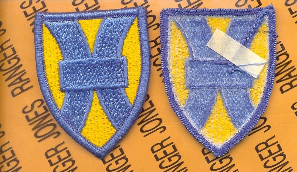 1st / 21st Support Command Dress ~2.5" uniform patch m/e