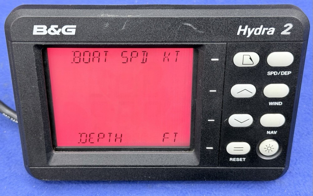 B&G Hydra 2 Non-NMEA 8 Button FFD Full Function Instrument Display