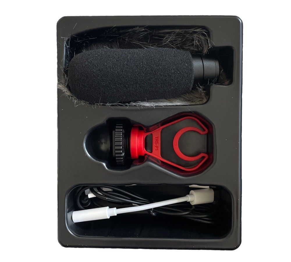 Shotgun Mic for Camera iPhone Android DSLR Vlogging Microphone With Windscreen