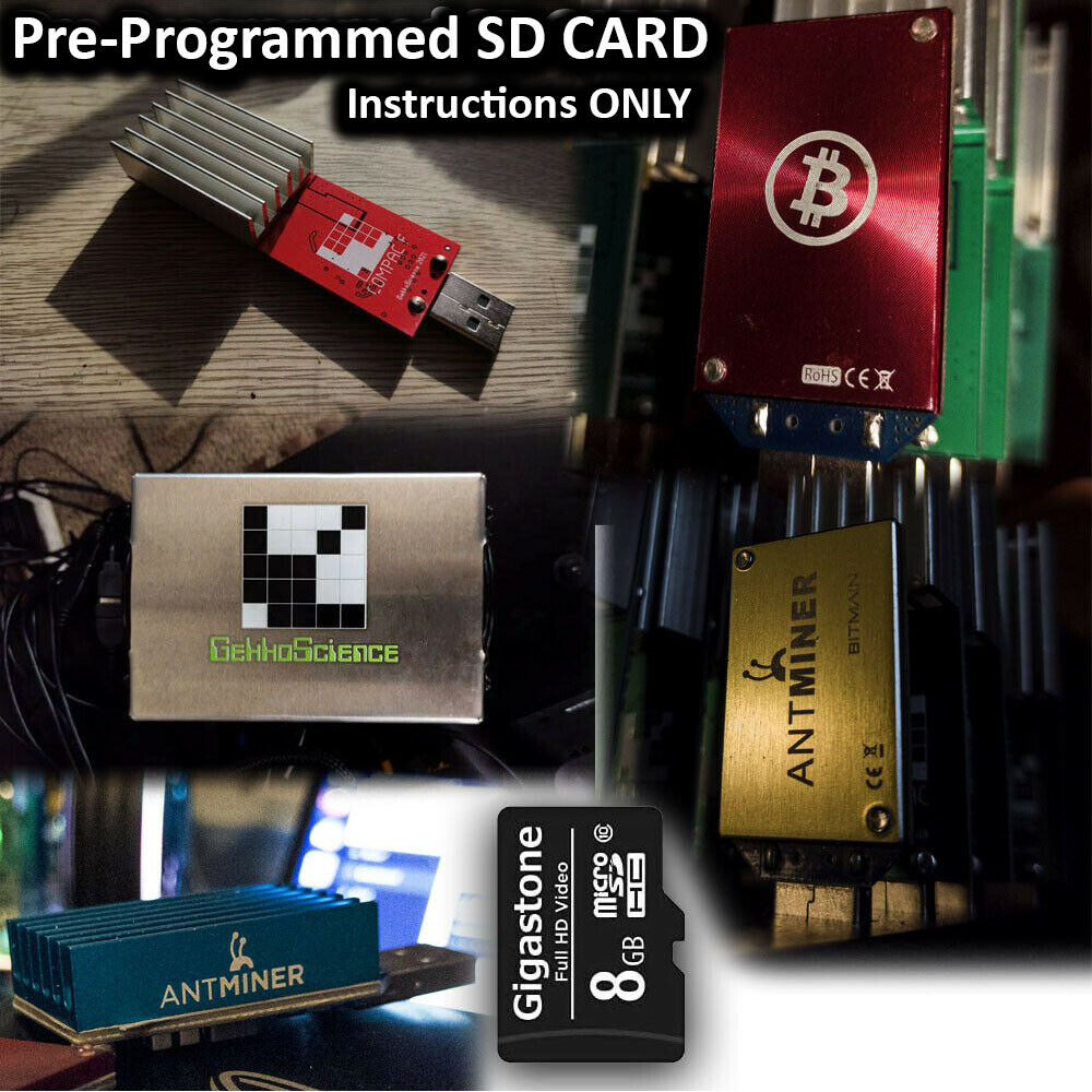 GekkoScience Compac F CGminer INSTRUCTIONS for Raspberry Pi Micro SD *READ POST*