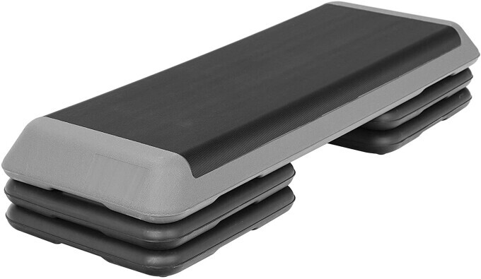 2PCS 43" Training Exercise Aerobic Stepper Workout Step Platform 4"- 6"- 8"