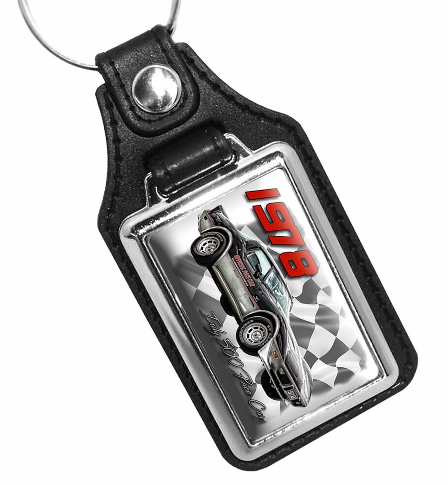 Compatible with 1978 Corvette Indy 500 Pace Car Design Key Ring