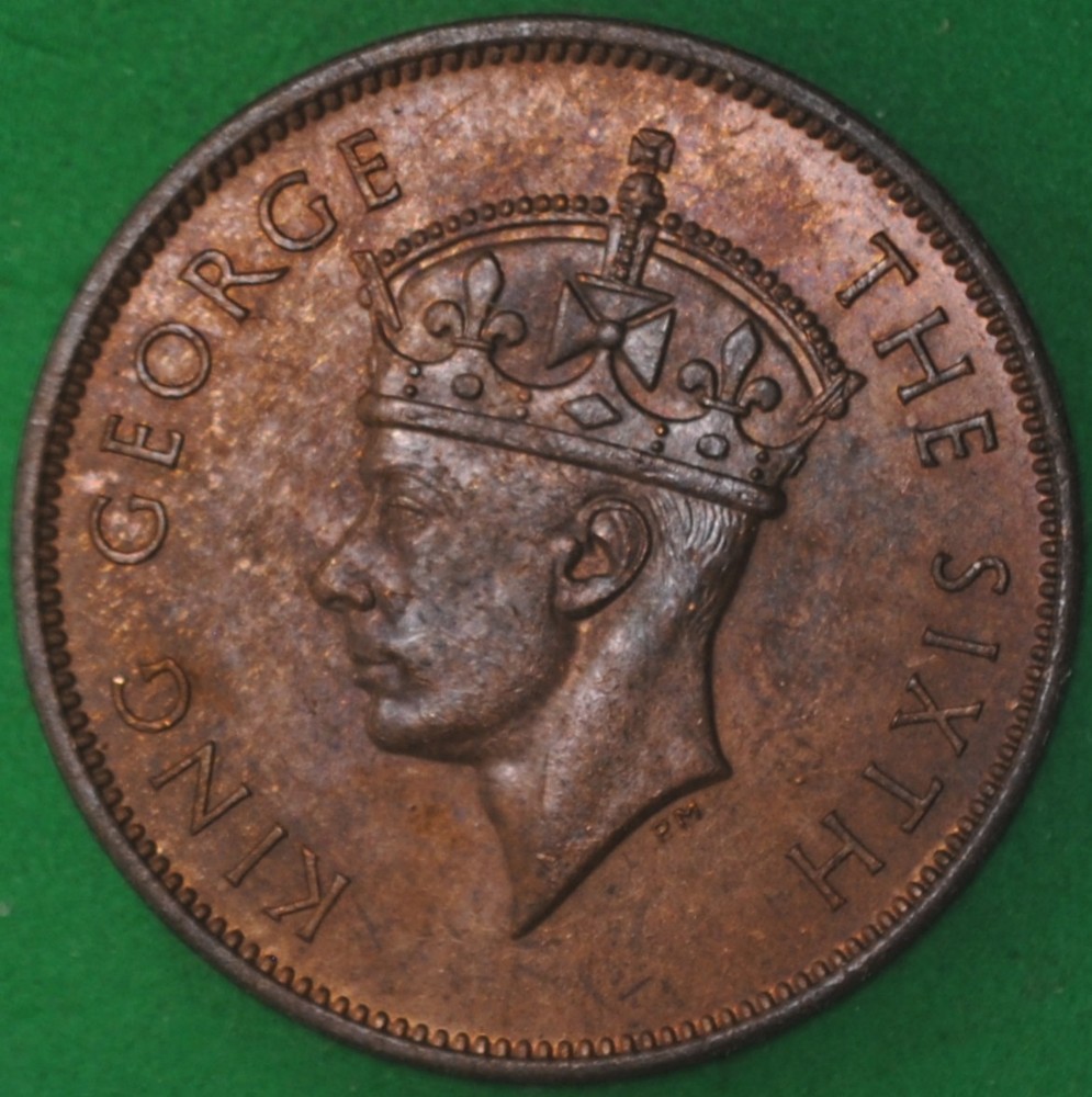 1950 British Honduras Cent UNC