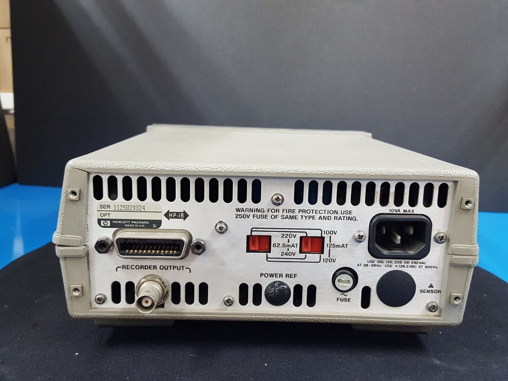 HP 437B: High Performance Single Channel Average Power Meter (0324)