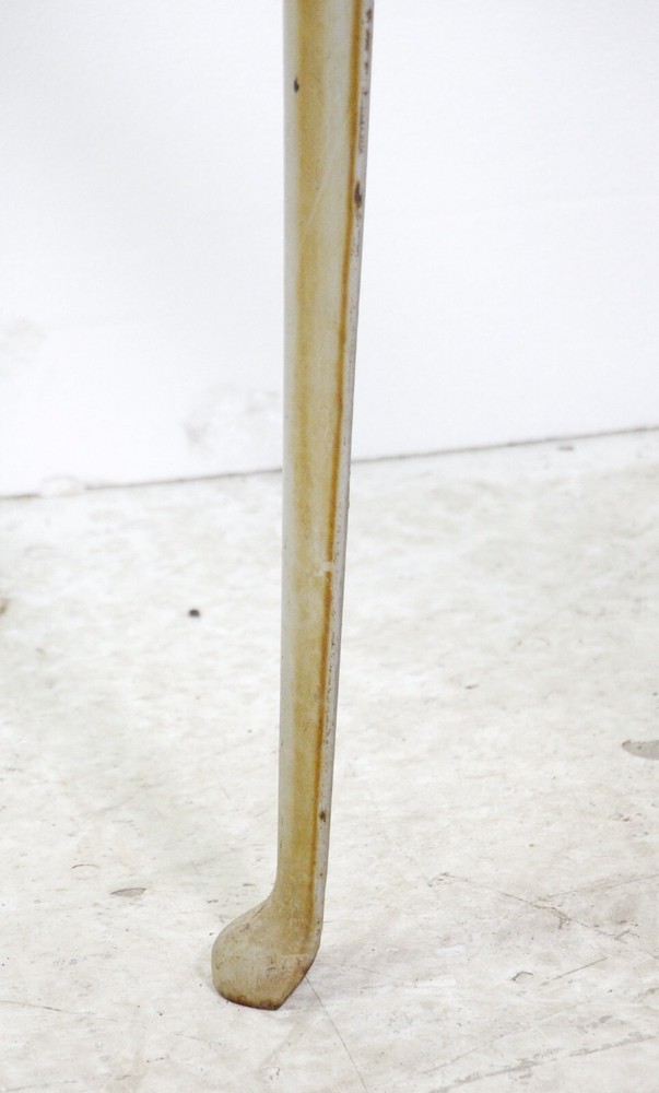 Cast Iron & Enameled Steel Table Frame