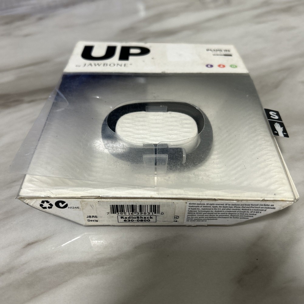 UP By Jawbone Black Size Medium Wireless Activity Tracker