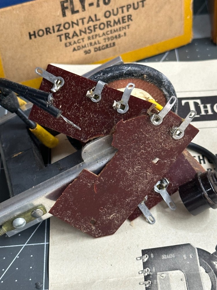 2-pack Thordarson FLY-78 Transformer Horizontal Output 90-DEG Admiral 79D48-1