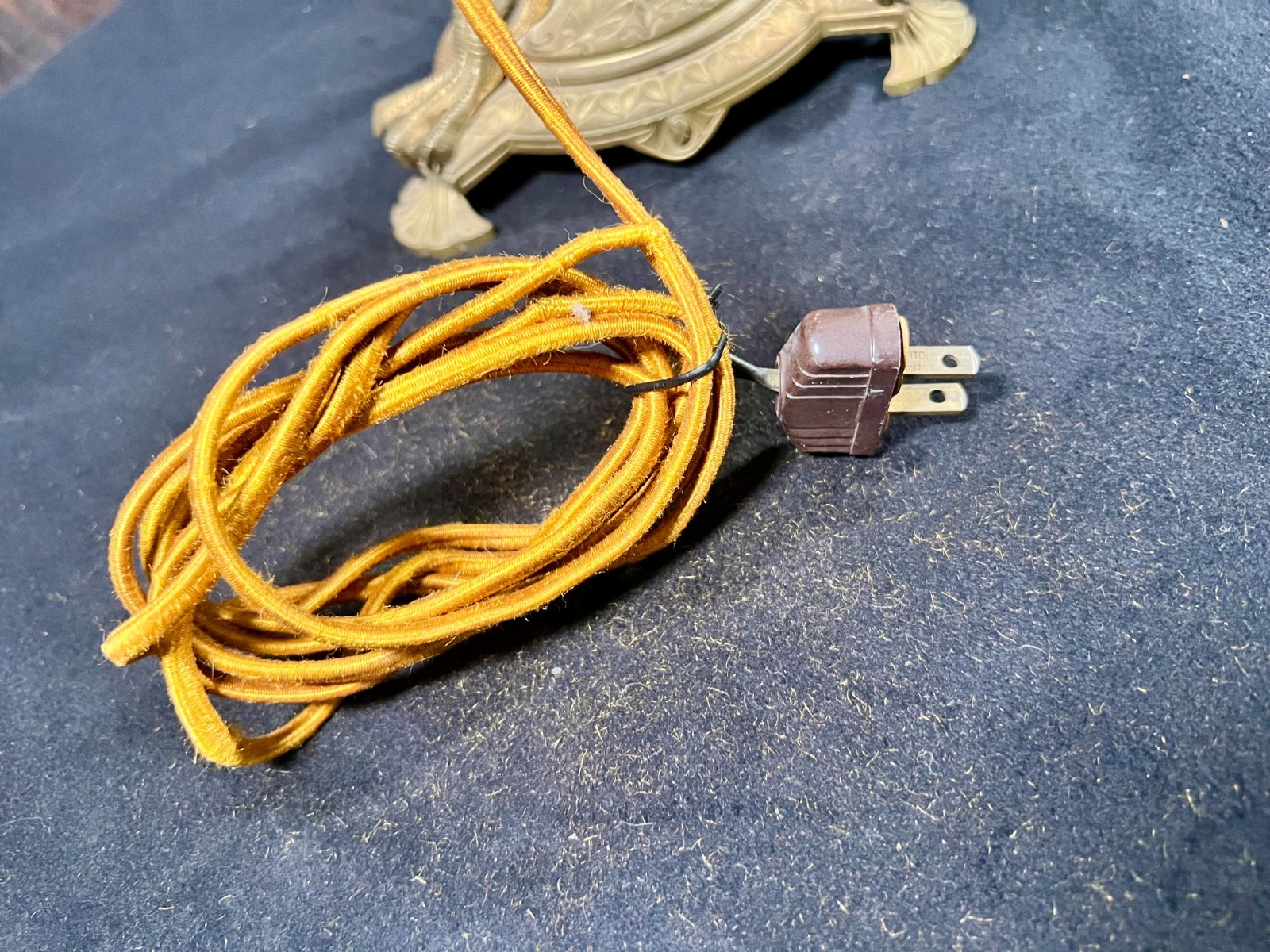 Antique Candelabra Table Lamps, set of 2 (Not Working -for parts or Restoration)