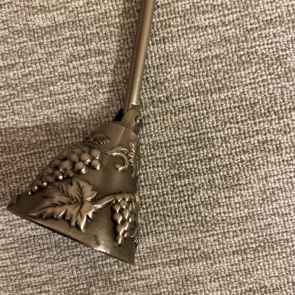 12” Metal Grape Design Candle Snuffer