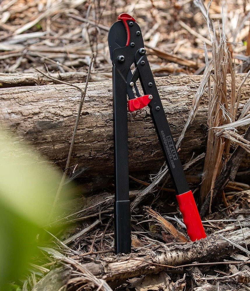 Branch Cutter Loppers. Ratcheting Tree Cutter - Sub Compact Lightweight Packable