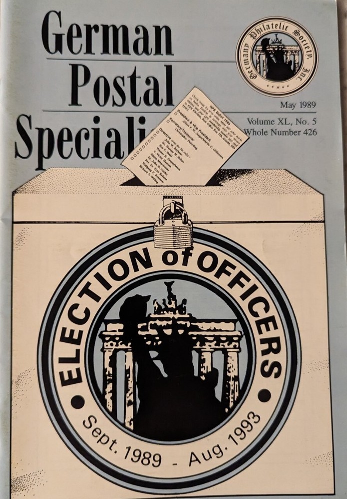 German Postal Specialist May 1989 Old German Script Franco-Saar Post