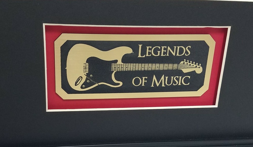 Rick Astley - Never Gonna Give You Up etched limited edition framed display