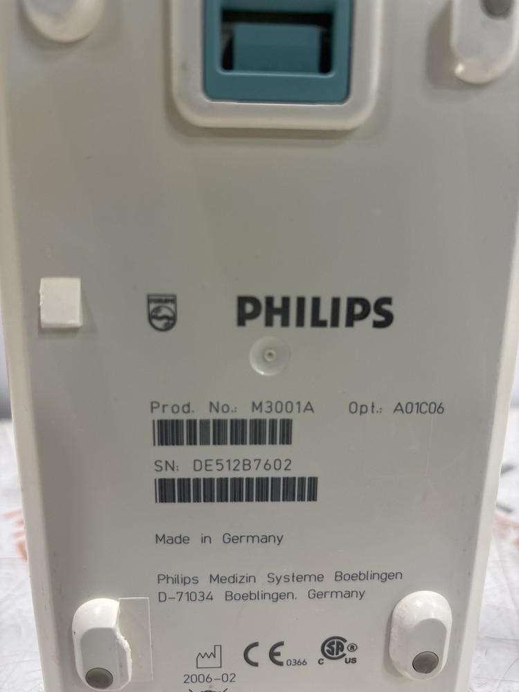 Philips M3001A-A01C06 Fast SpO2, NIBP, ECG, Temp, IBP MMS Module