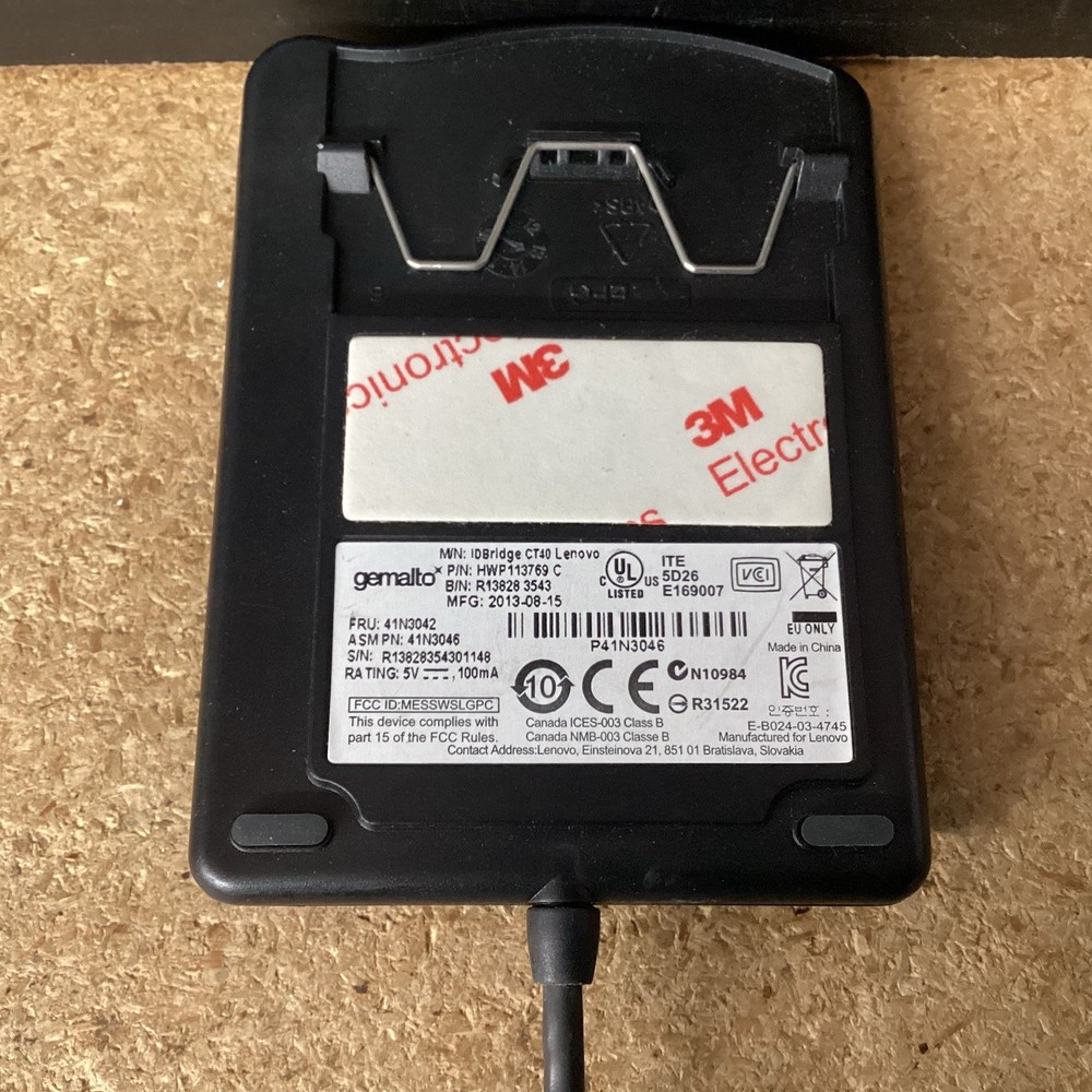 Gemalto (formerly Gemplus) GemPC USB Smart Card Reader