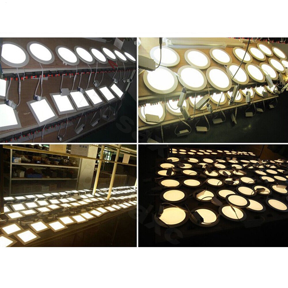 30Pack 6Inch LED Ceiling Lights Ultra-Thin Recessed Retrofits Kit 6000K Daylight