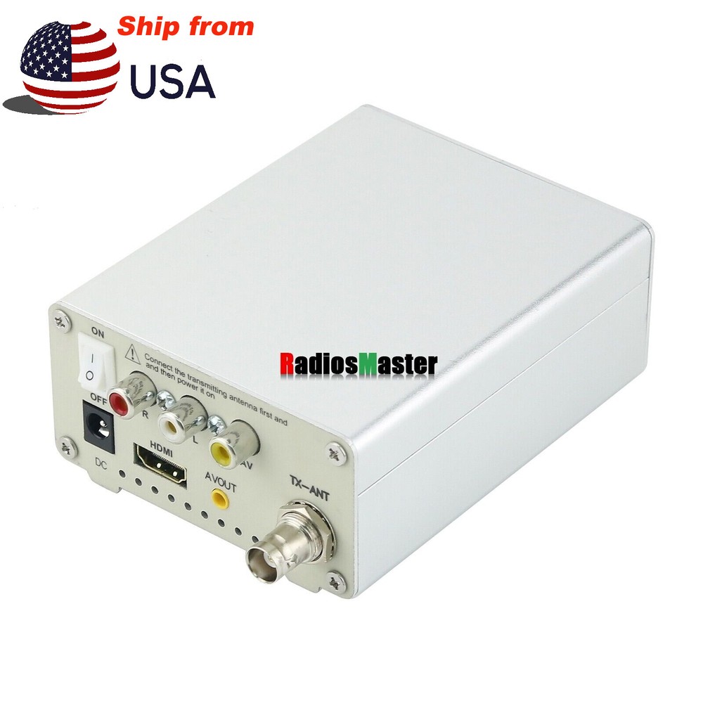 TV-TX200 Multi-Channel VHF UHF Analog TV Transmitter HD/AV Input Analog Signal