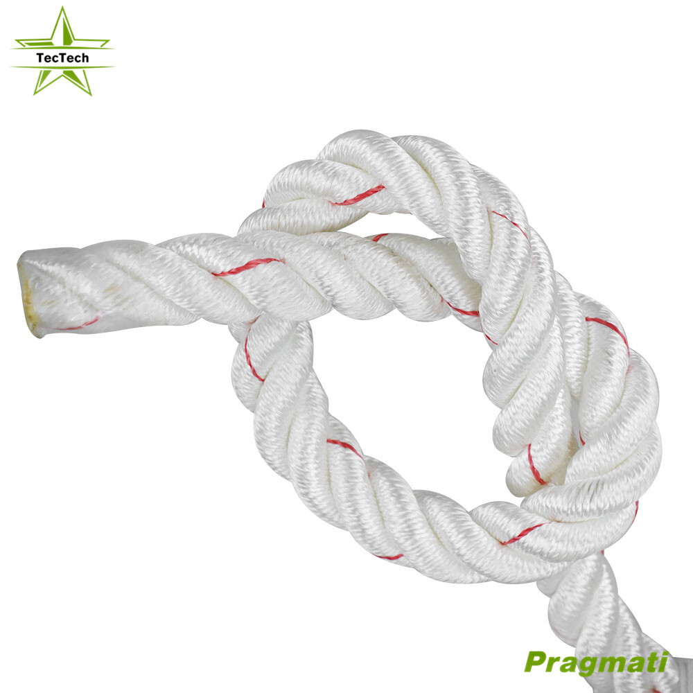 Double Braid Polyester Arborist Bull Rope Pulling Rigging Sailing Line 3/4"x100'