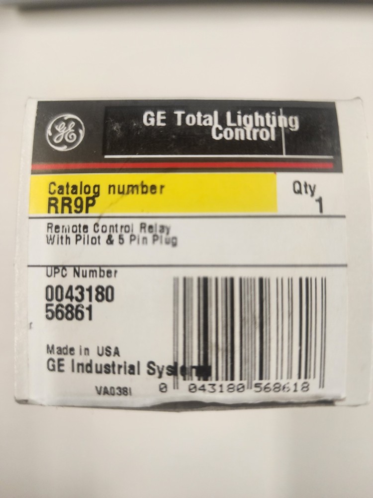 GE Lighting RR9P Plug In Relay