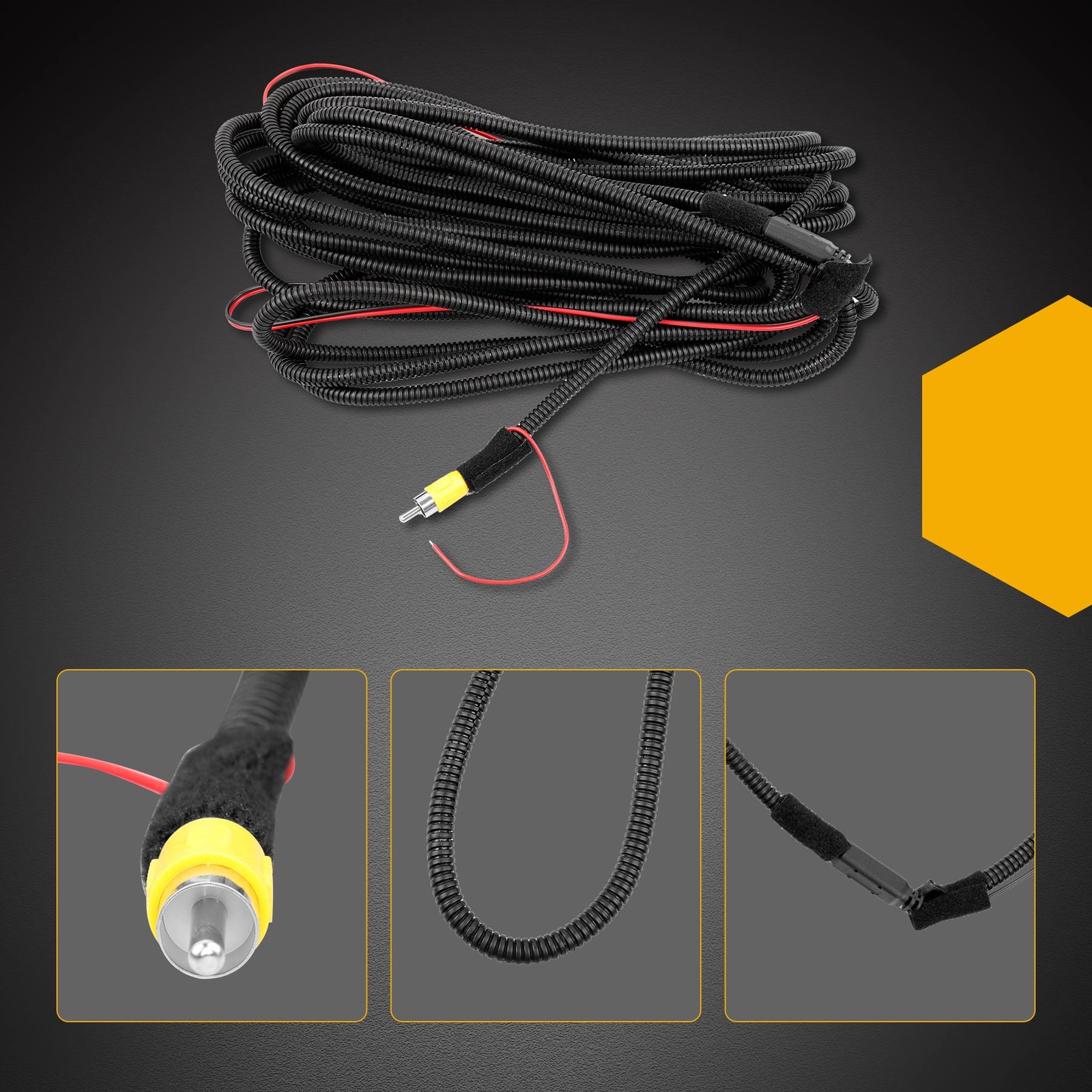 Tailgate Handle w/ Rear Backup Camera & Wiring Harness 2017-20 Ford E-350 F-250