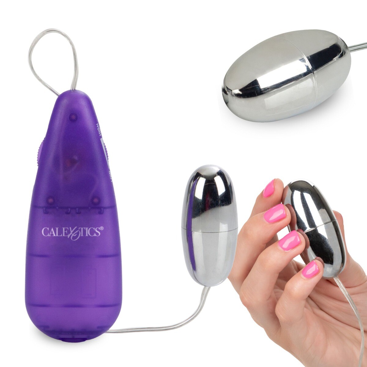 Vibrating Silver Bullet Egg Clit Vaginal Anal Nipple Vibrator Sex Toy for Women