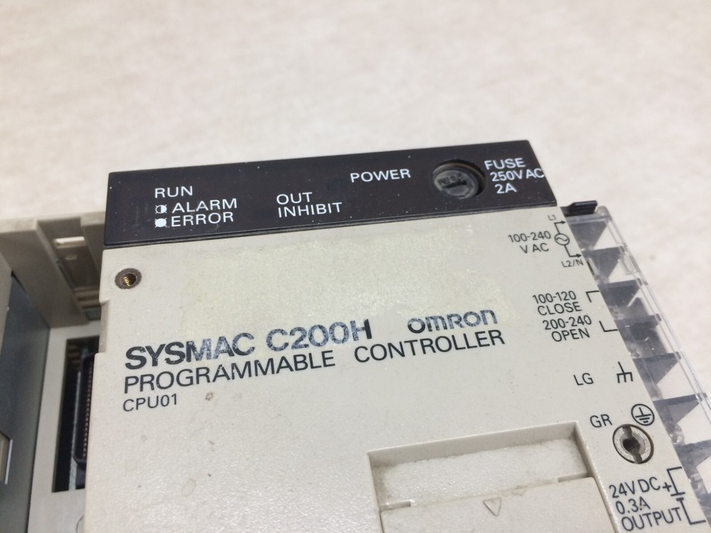 Omron Sysmac C200H-CPU01-E2 Programmable Logic Controller CPU Unit 50/60Hz
