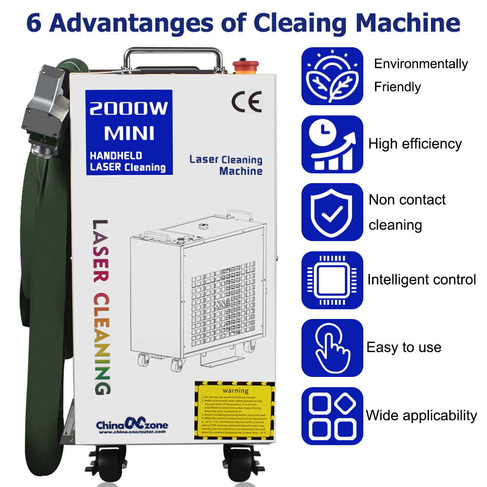 BWT 2000W Laser Cleaning Machine For Cleaning Rust/Oil/Paint Remove Handheld