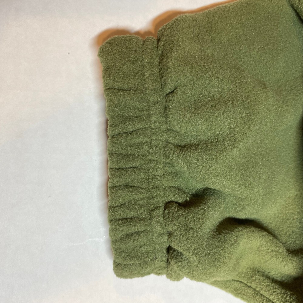 BAF Quarter Zip Fleece Pullover OD Green Name Rank Arm Loop Panels