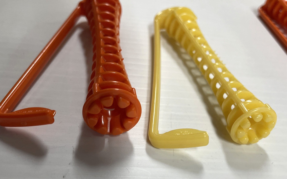 Toni 52 Assorted Hair Perm Curl Rollers + 4 Assorted Paper End Wraps Packs - VTG