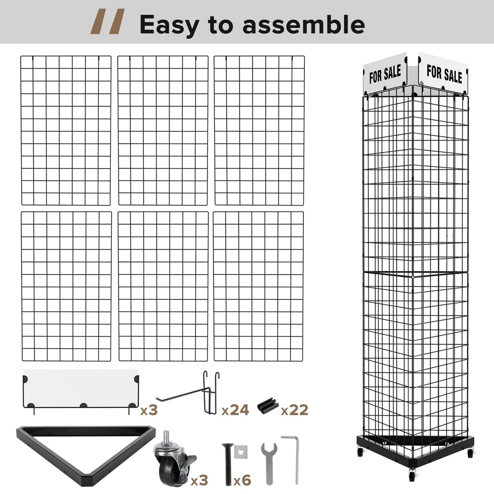 Grid Wall Panels Display Stand Vendor Booth Kit
