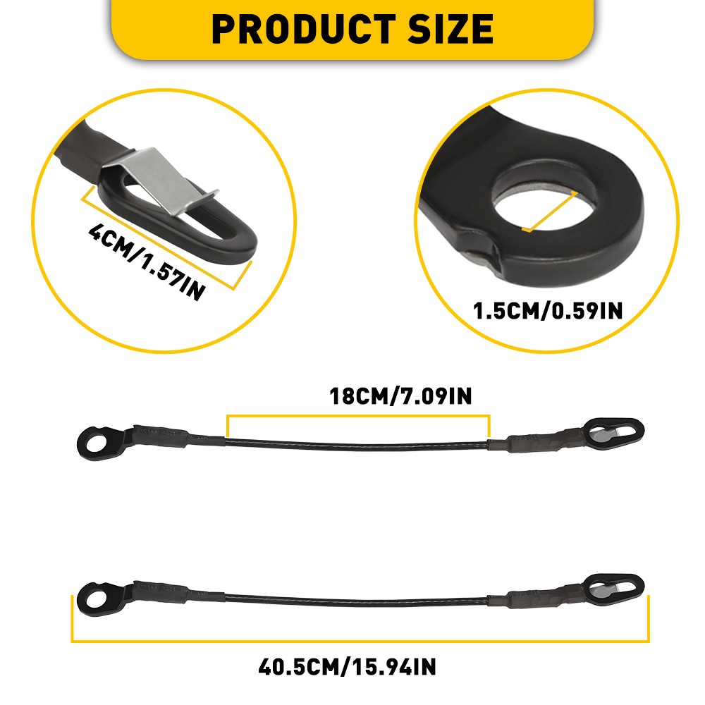 1Pair Tailgate Support Cable For 1999-2006 Silverado 2002-06 Avalanche H2 EAAI E