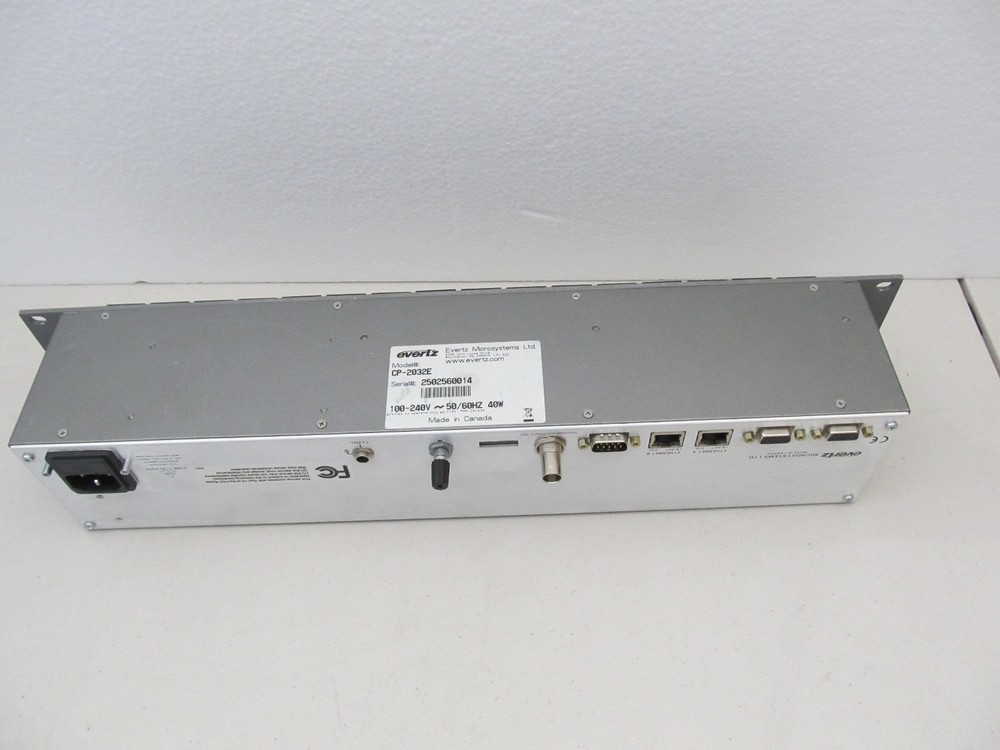 Evertz Quartz CP-2032E Intelligent Router Remote Panel, 2RU 32 buttons